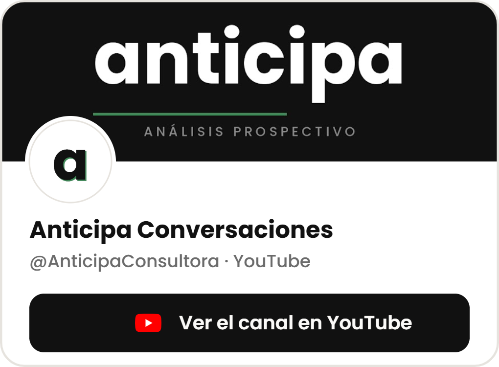 Canal de YouTube de Anticipa Conversaciones